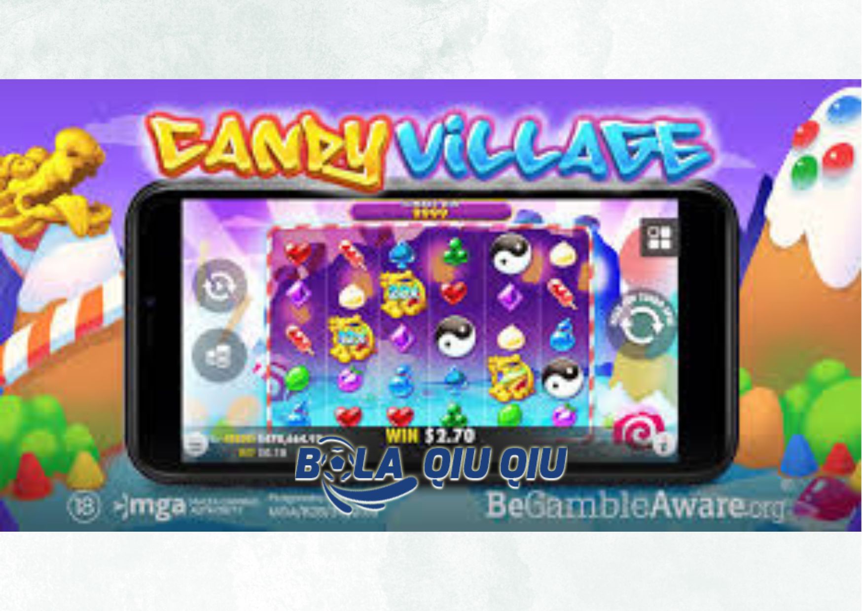 Penjelasan Fitur Bonus Slot Candy Village di Situs Bolaqiuqiu