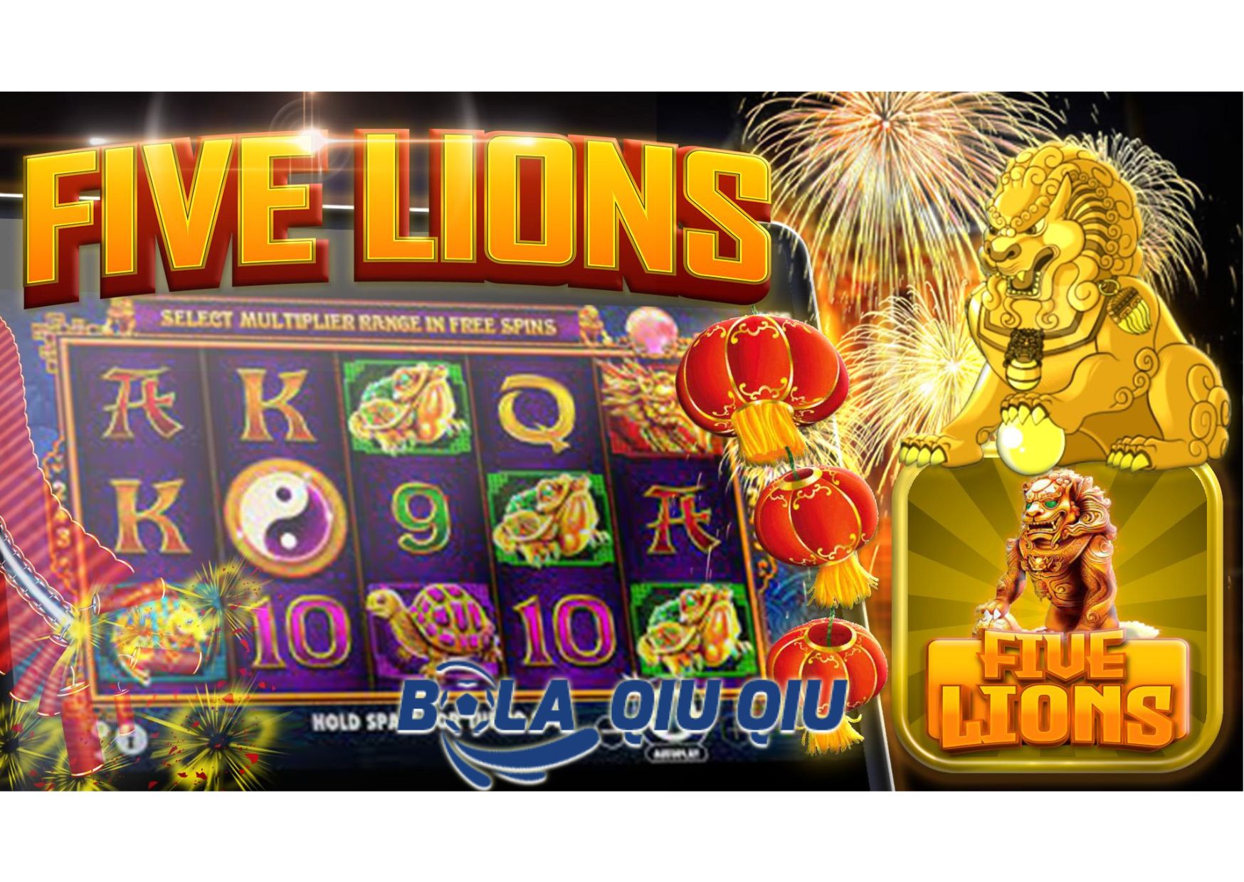 Penjelasan Mystery Option pada Fitur Free Spins di Slot 5 Lions di Situs Bolaqiuqiu