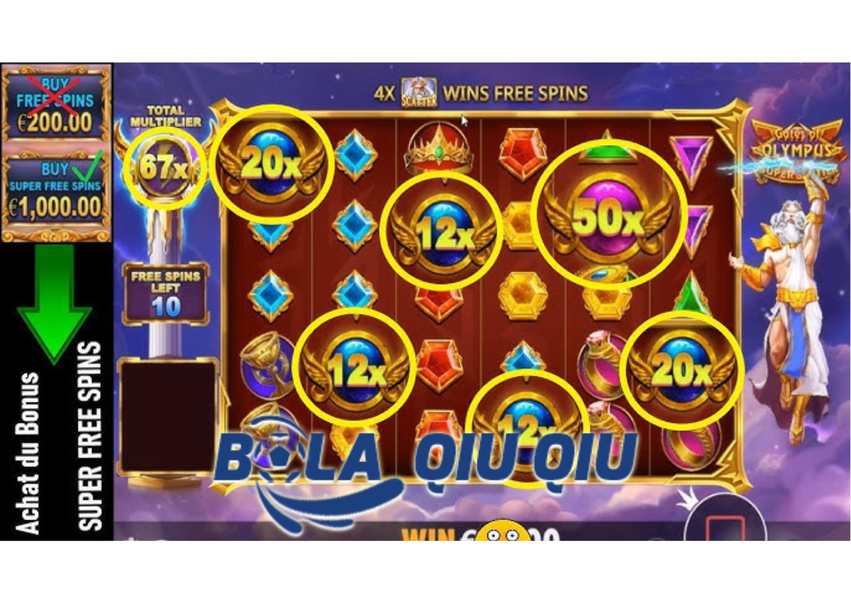 Fitur Free Spins di Sweet Bonanza pada Situs BolaQiuQiu