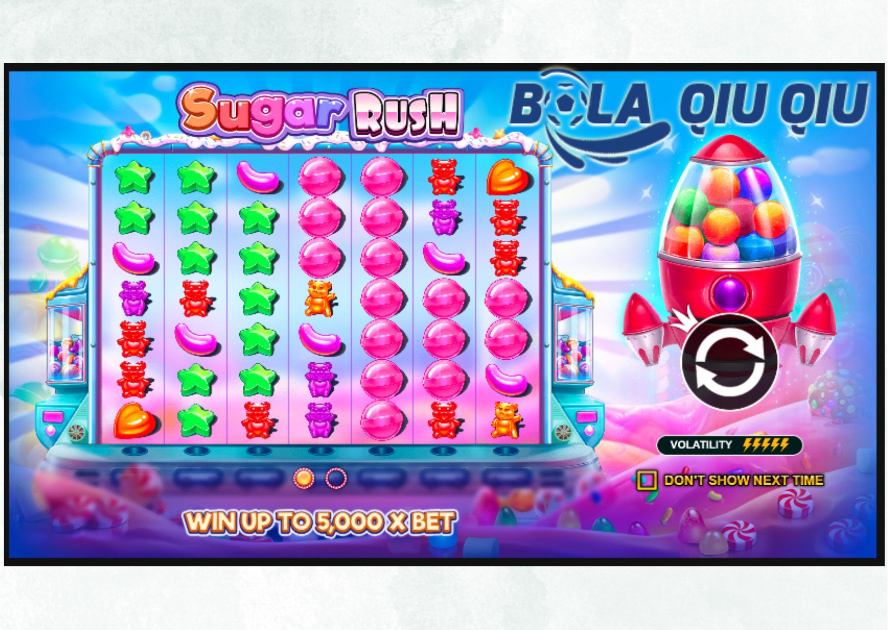 Penjelasan Fitur Tumble Slot Sugar Rush di Situs Bolaqiuqiu