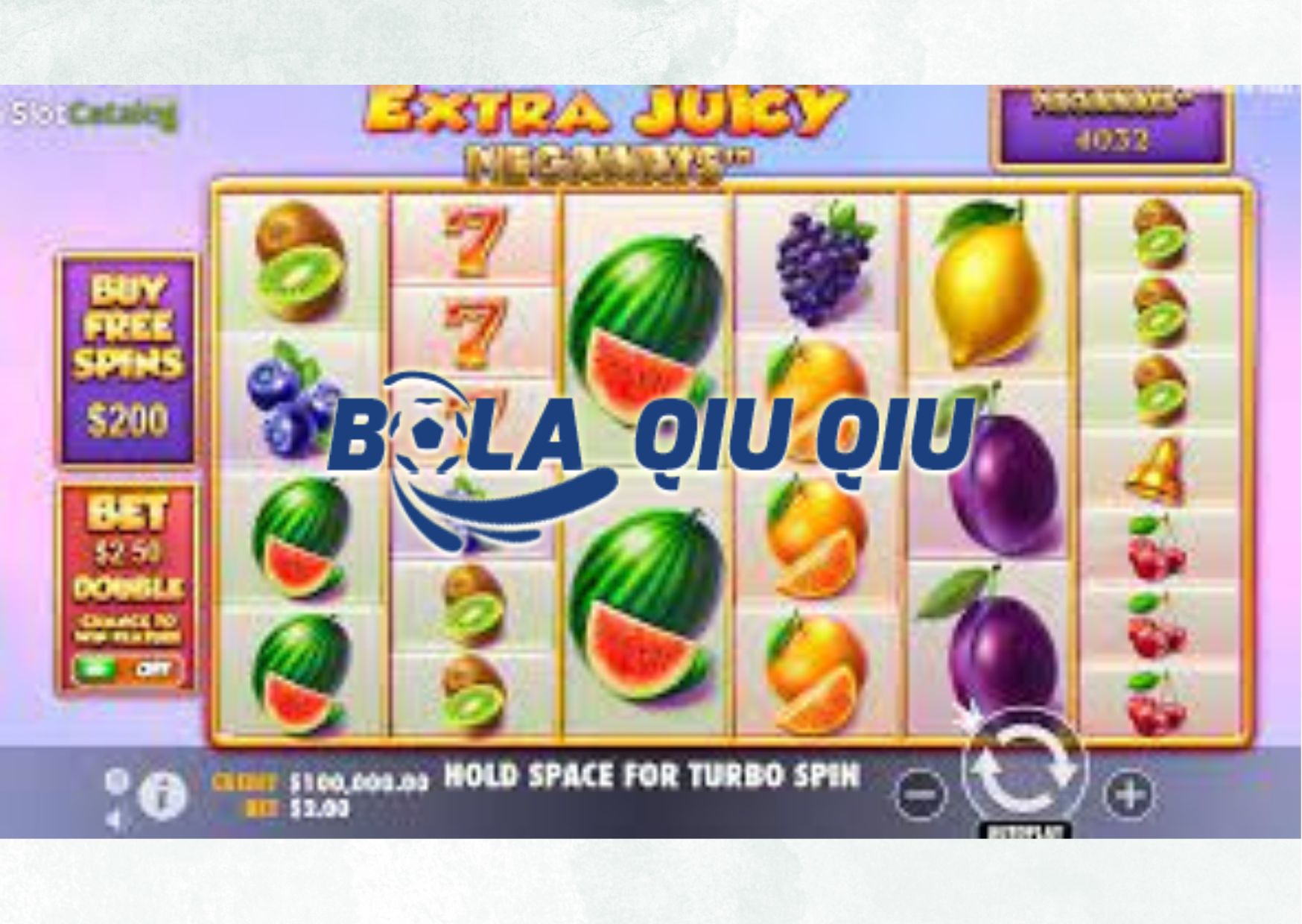 Fitur Pengali Wild di Slot Extra Juicy pada Situs BolaQiuQiu