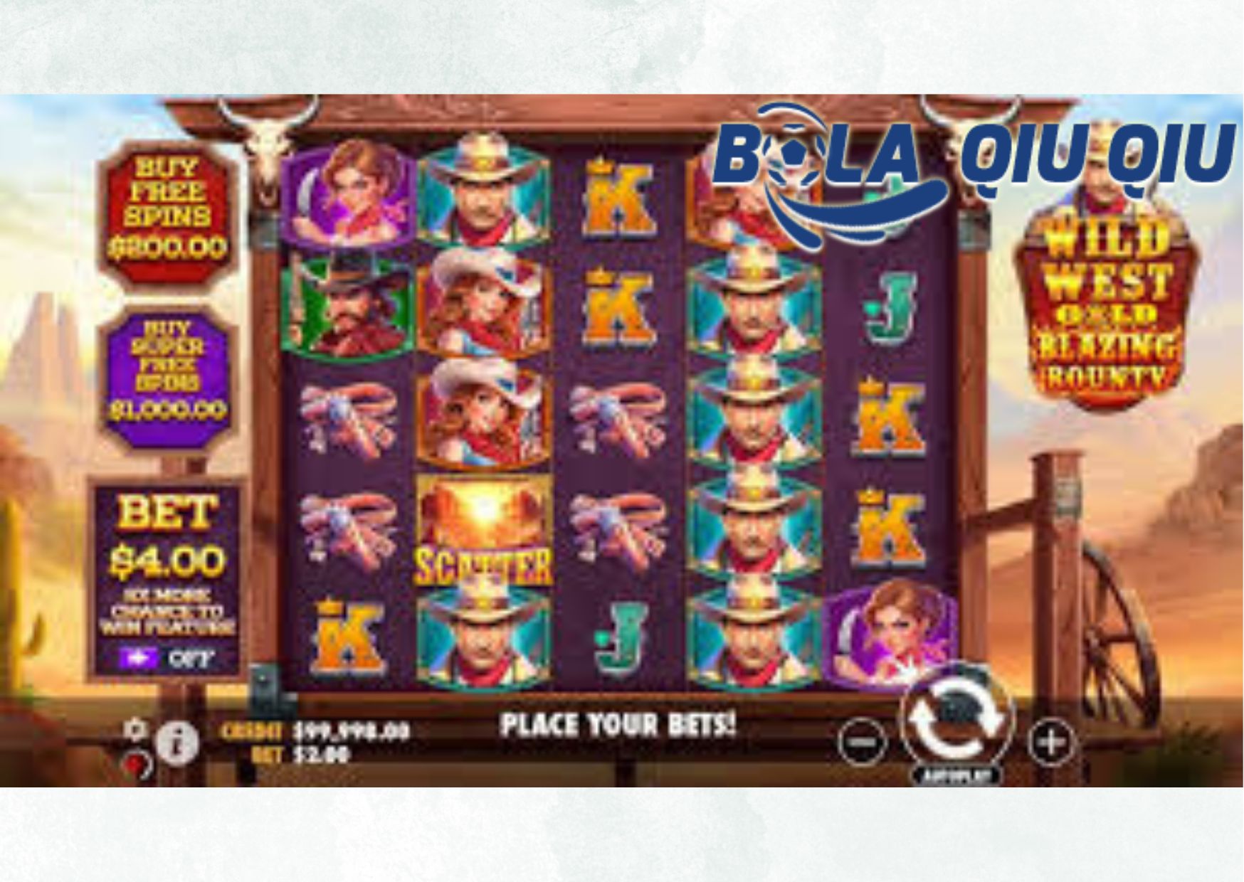 Strategi Meraih Scatter pada Slot Wild West Gold di Situs BolaQiuQiu