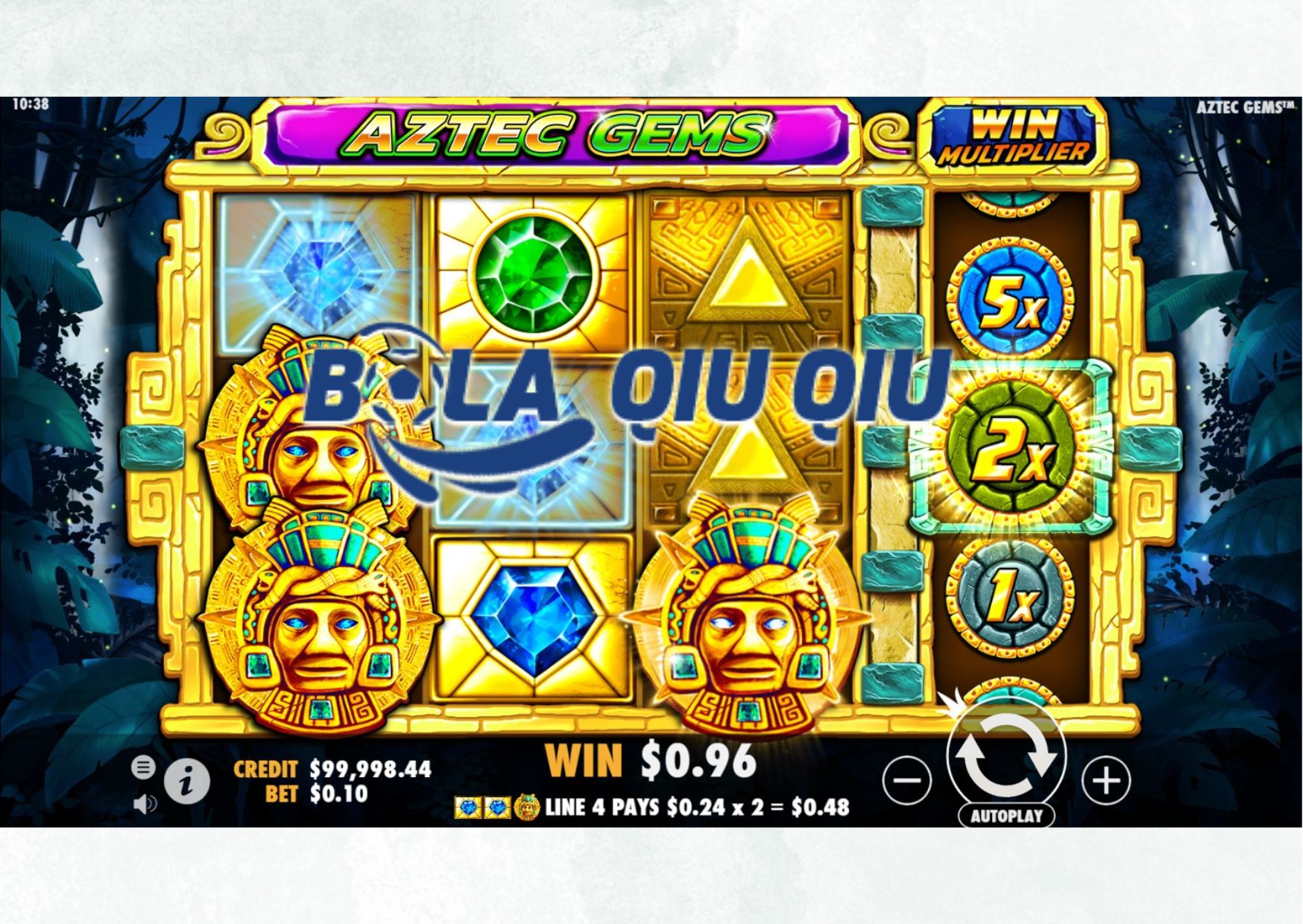 Fitur Bonus Simbol Wild pada Slot Aztec Gems di Situs BolaQiuQiu