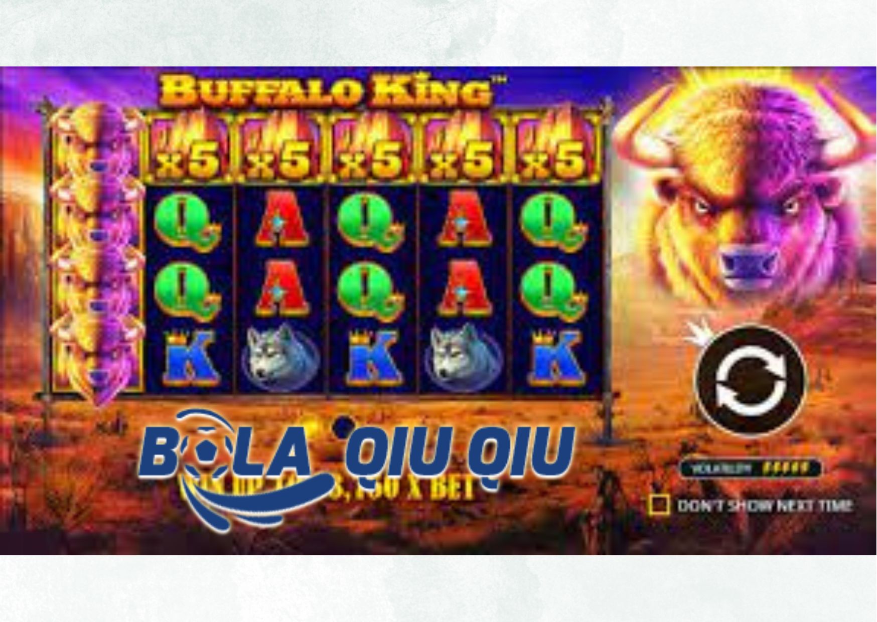 Penjelasan Fitur Pengali Wild di Slot Buffalo King pada Situs Bolaqiuqiu