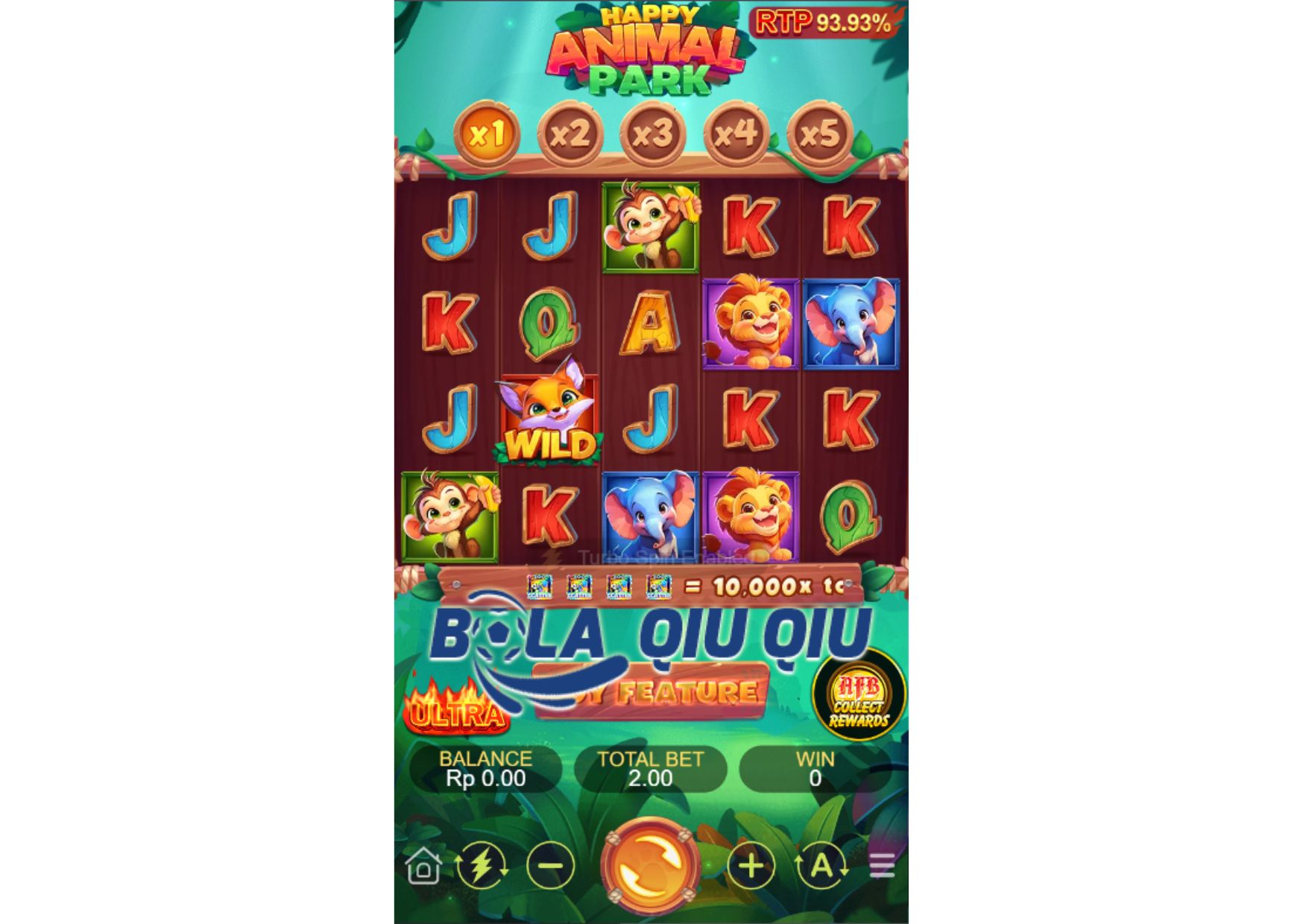 Mekanisme Putaran Gratis (Free Spins) di Slot Happy Animal Park di situs bolaqiuqiu