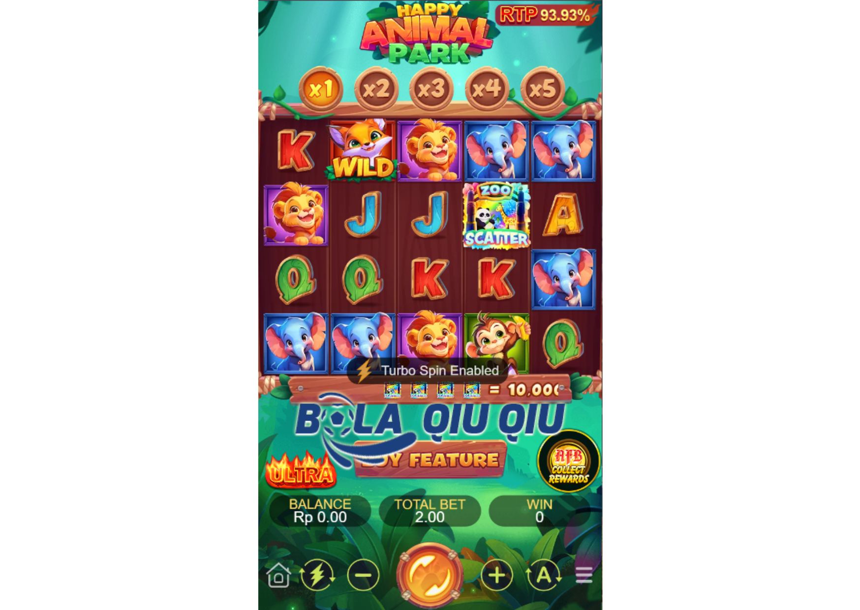 Mekanisme Pengganda Progresif di Slot Happy Animal Park di situs BolaQiuQiu