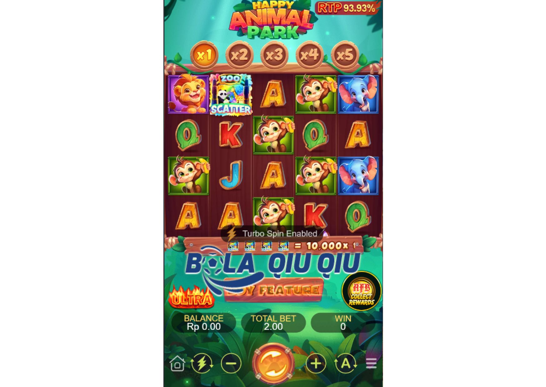 Fitur Multiple Wilds pada Slot Happy Animal Park di Situs BolaQiuQiu