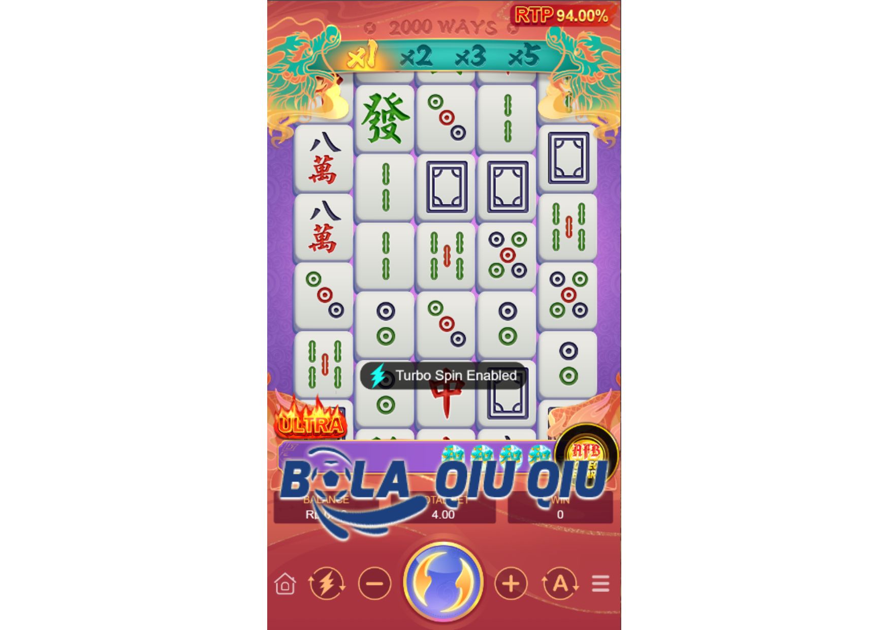 Fitur Putaran Gratis di Slot Kirin Mahjong Ultra di situs BolaQiuQiu